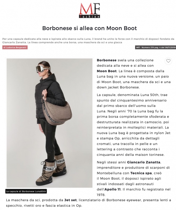 Borbonese &amp; Moon Boot - MF fashion